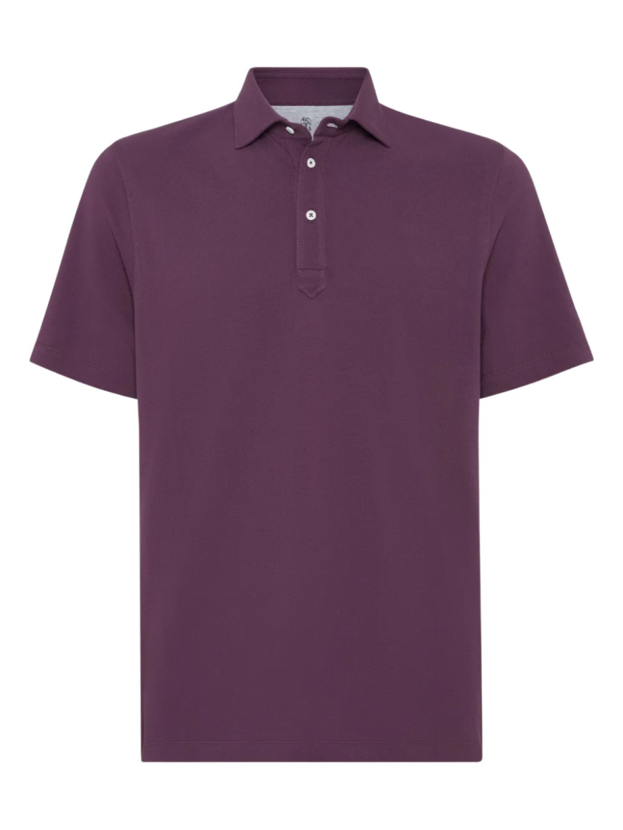 

Рубашка-поло из хлопка Brunello Cucinelli, фиолетовый