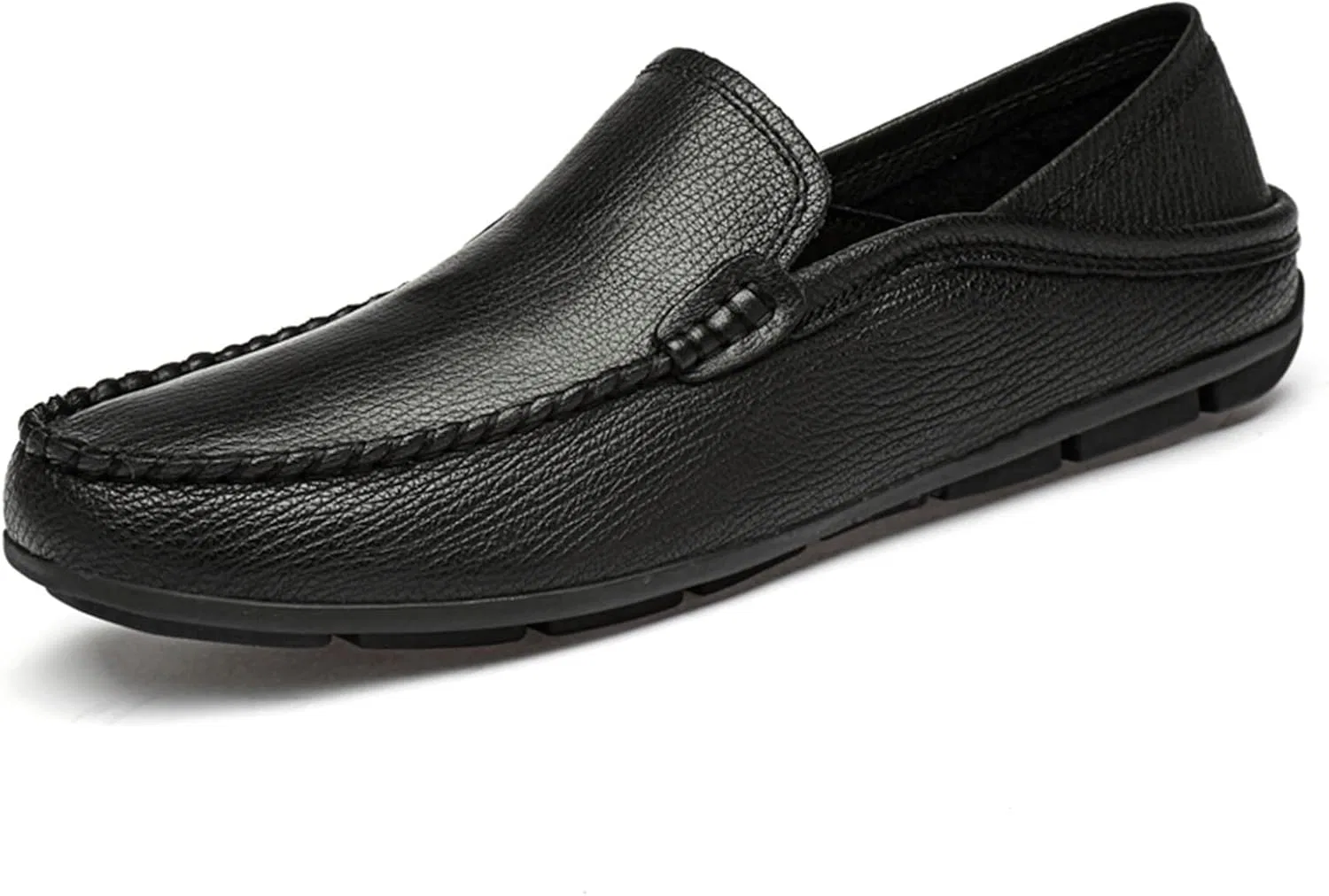 Мокасины мужские Leather Loafers, черный