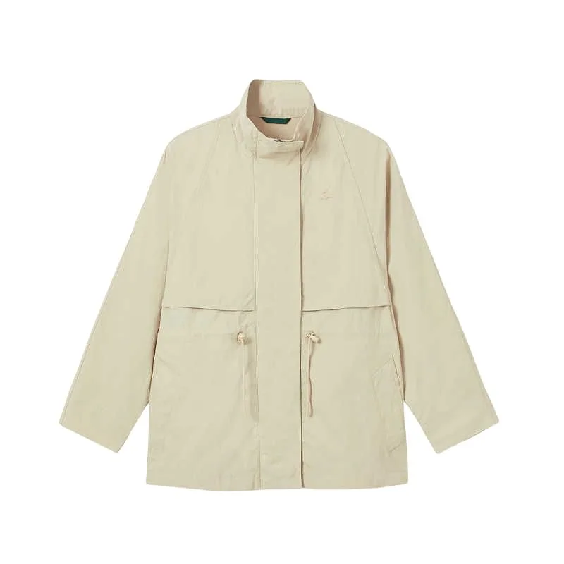 Женское пальто с отложным воротником LACOSTE, X6F/Light Lion Brown
