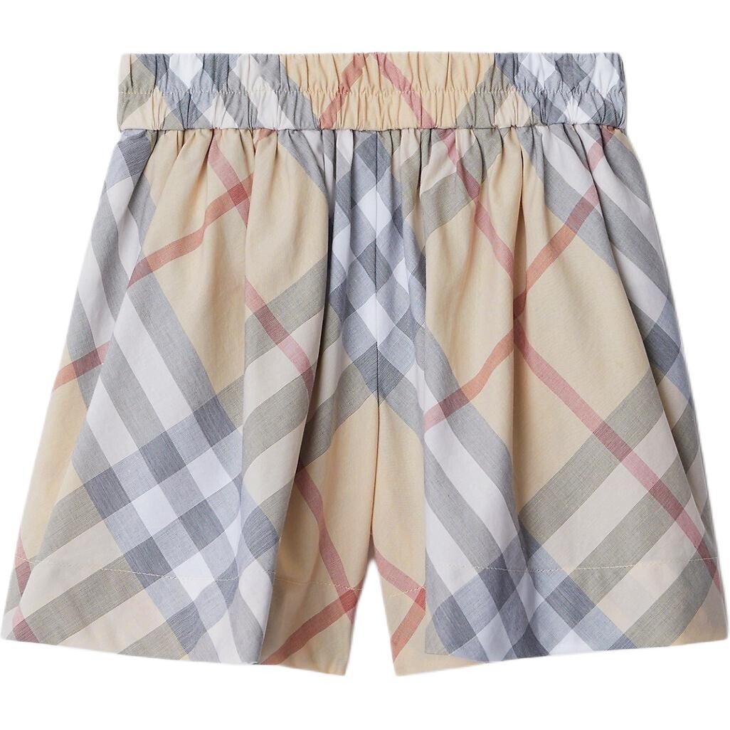 

Дети Шорты Burberry, цвет Light stone color