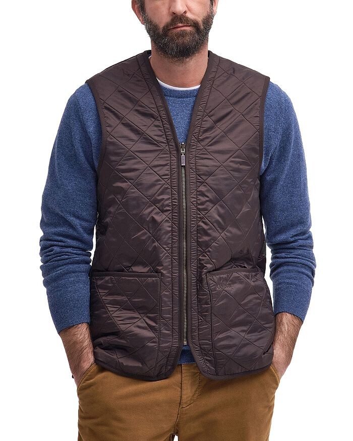 

Стеганый жилет Barbour, коричневый