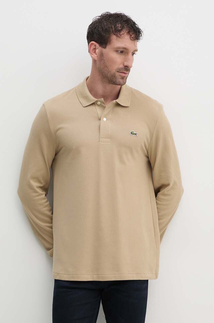 

Поло Лакоста Lacoste, бежевый