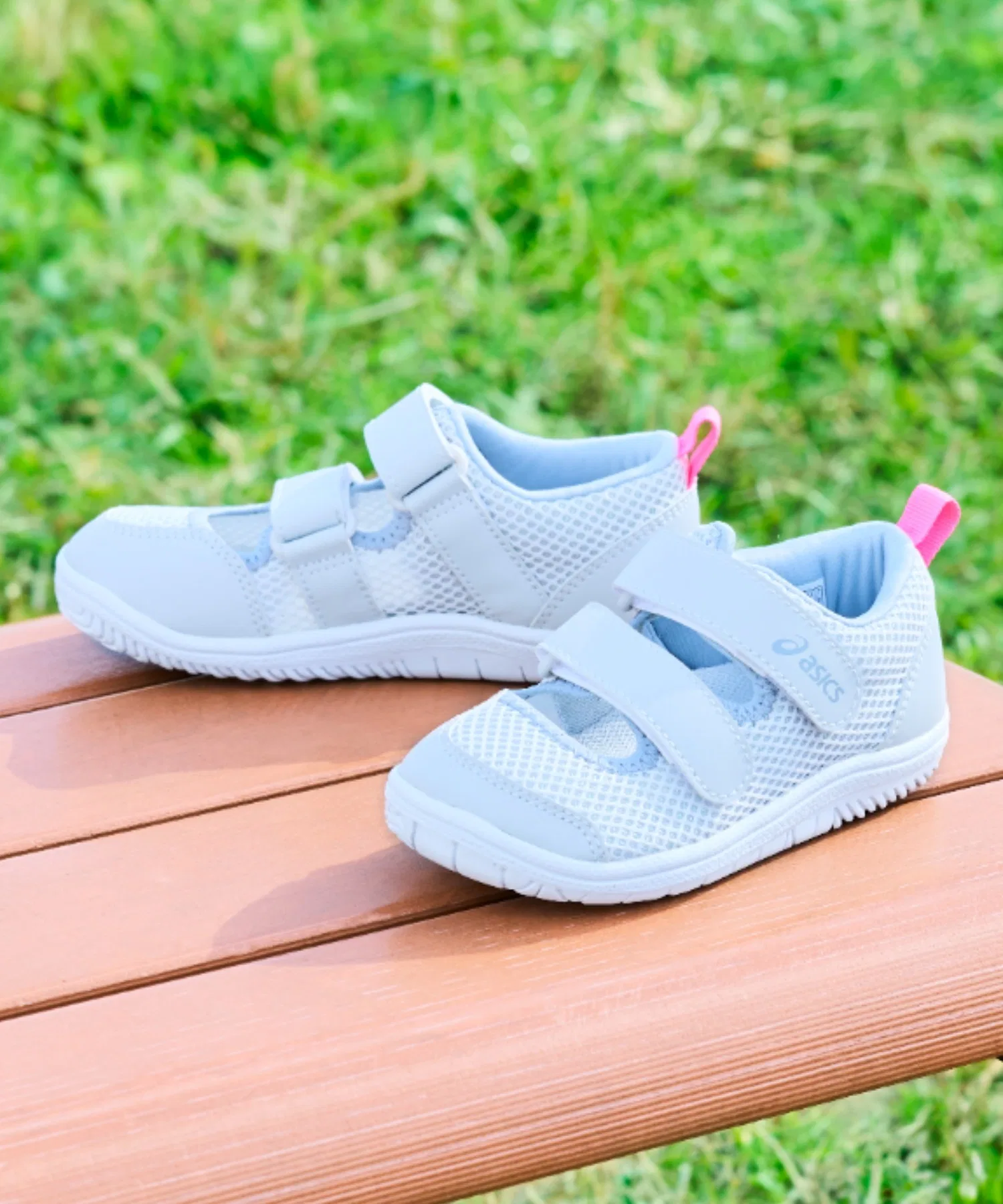 Детские кроссовки ASICS KIDS MESHOES MINI серые