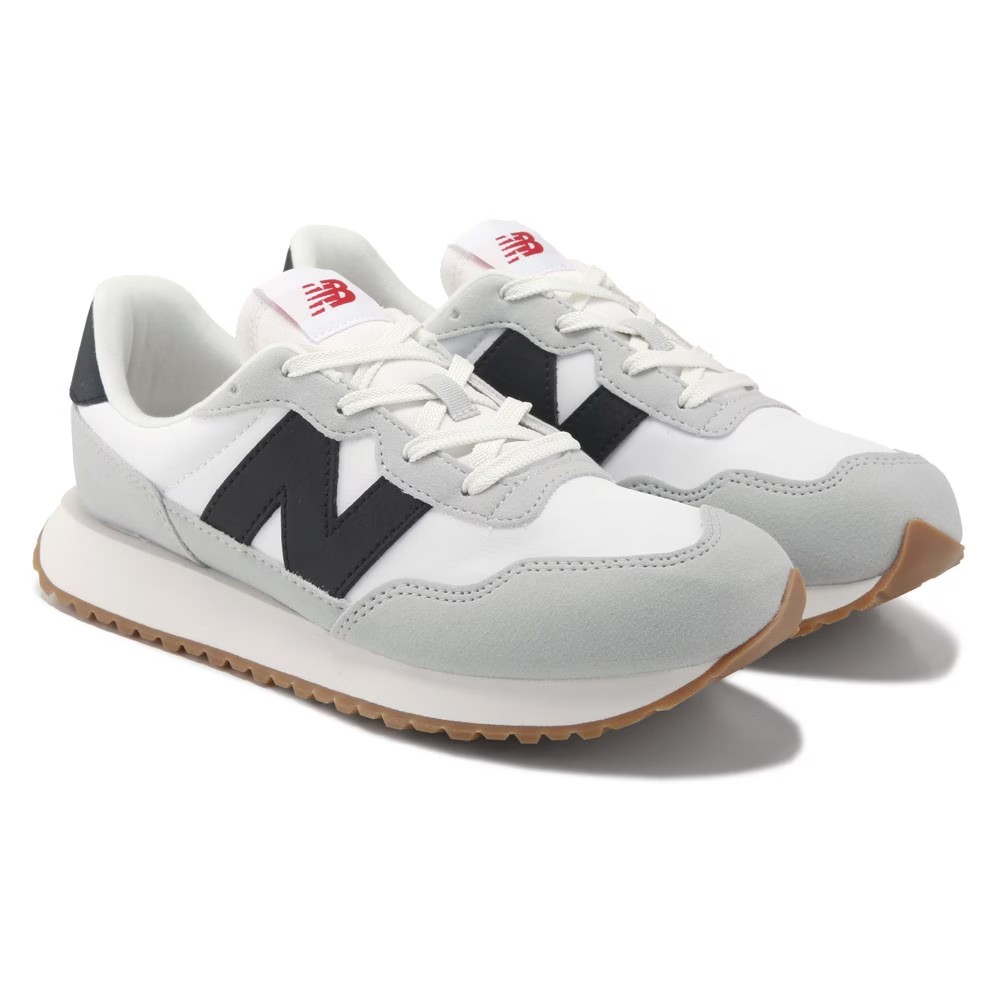 

237 ретро кроссовки большой ребенок New Balance, белый