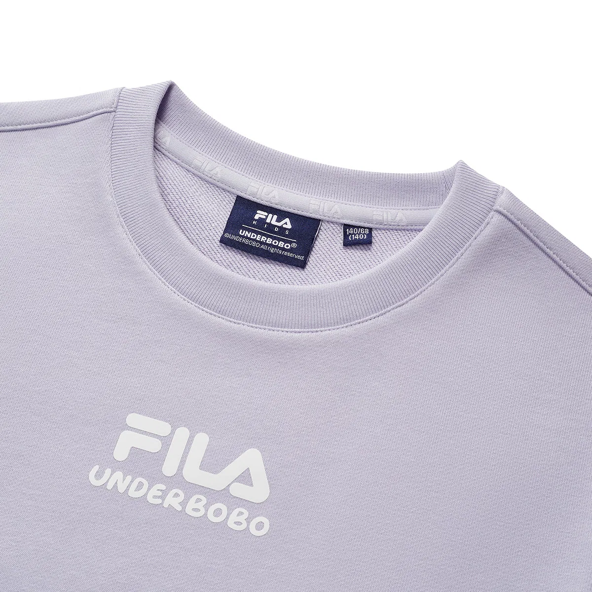 Свитшот детский спортивный FILA KIDS светло-фиолетовый — фото 4