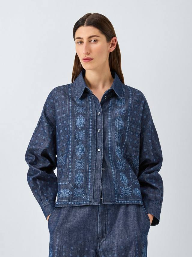 

Футболка Giochi с цветочным принтом пейсли Weekend MaxMara, Blue Multi