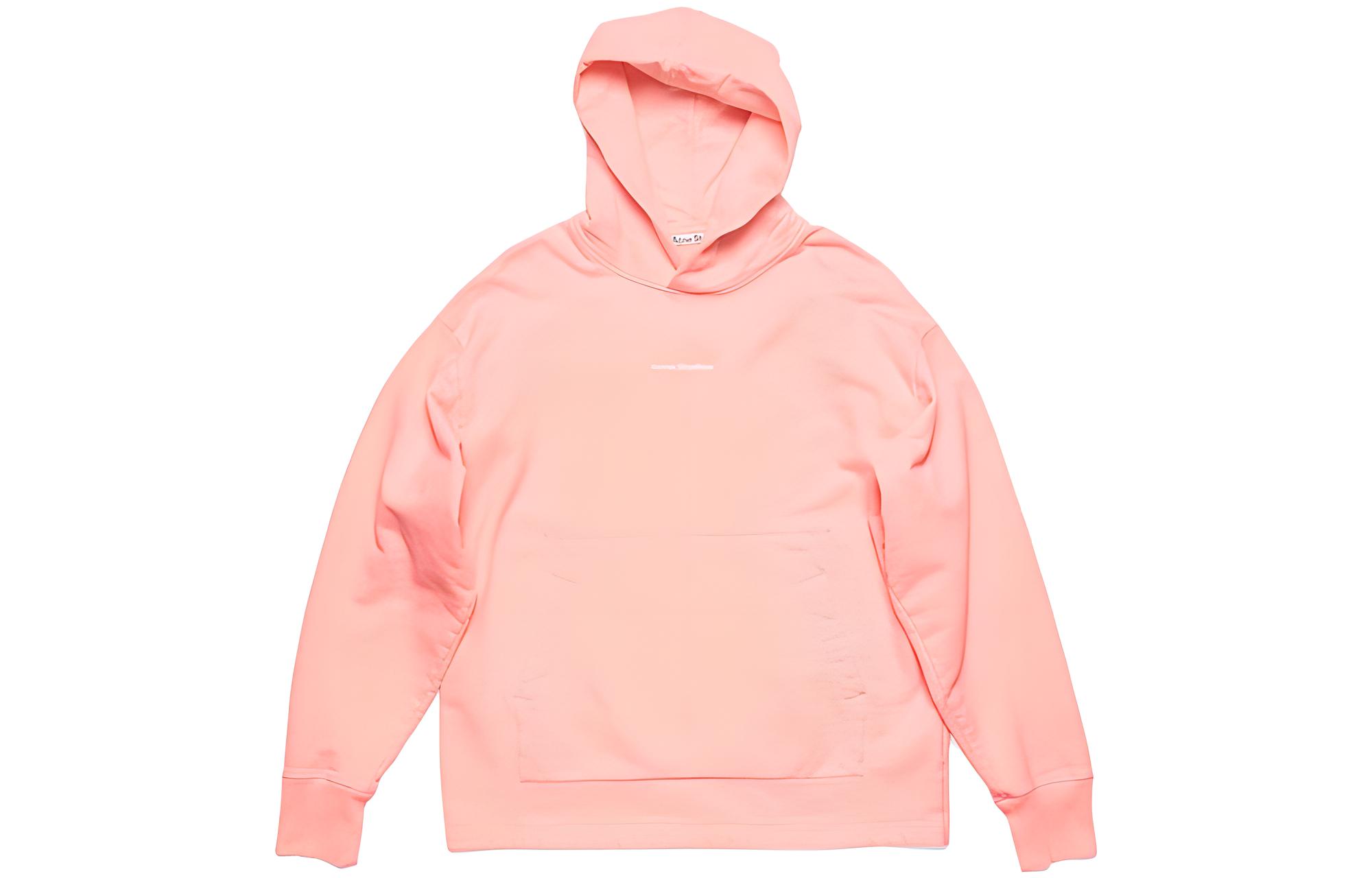 

Худи с детализированным логотипом Acne Studios, светло-розовый