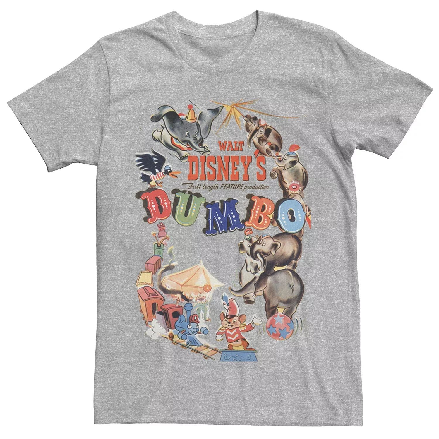 

Мужская винтажная футболка с постером к фильму Disney Dumbo Licensed Character