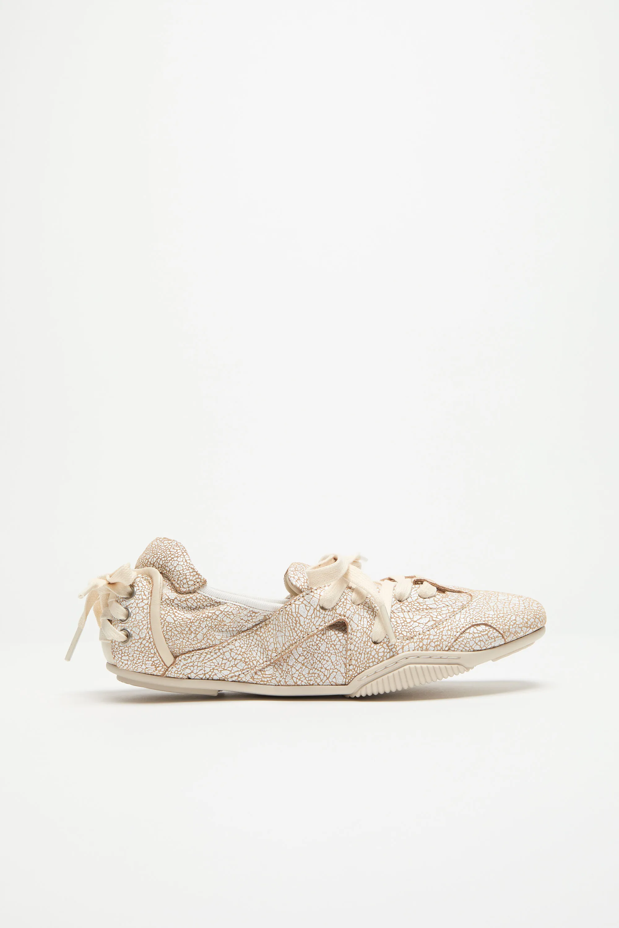Кожаные туфли на шнуровке Acne Studios, Off white