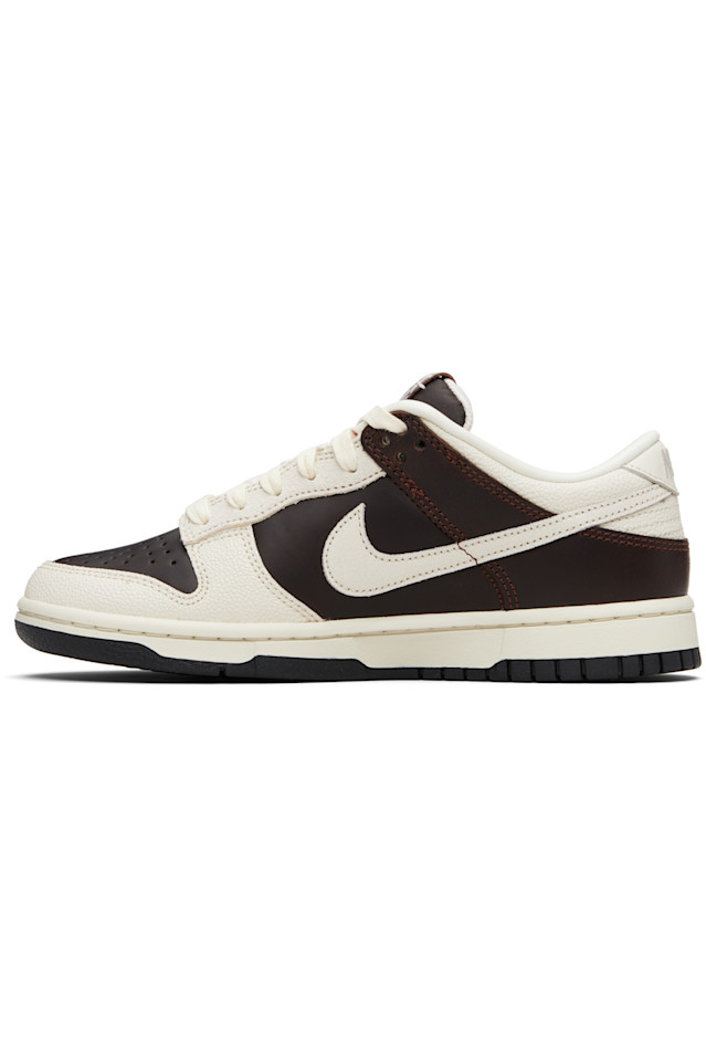 Nike Коричнево-Бежевые низкие ретро-кроссовки Dunk — фото 3