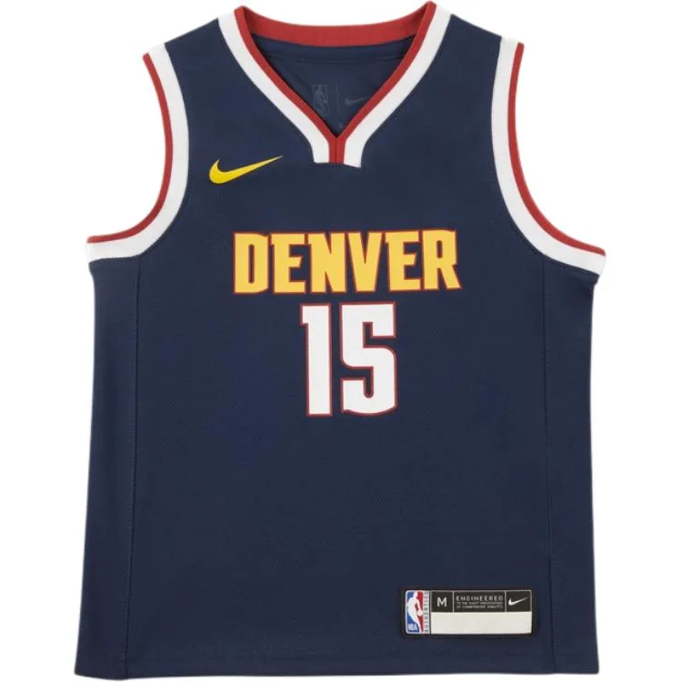 Nike Детская баскетбольная майка University Dark Blue для детей 3-7 лет — фото 3