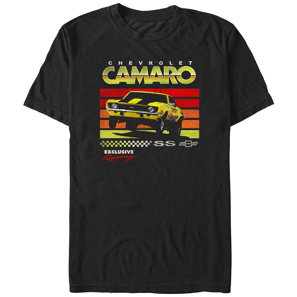 

Мужская футболка с рисунком Chevrolet Camaro SS Licensed Character, черный