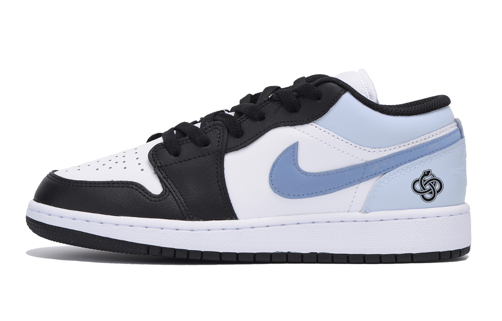 

Детские кроссовки для скейтбординга Air 1 LOW для подростков Jordan, черный/синий