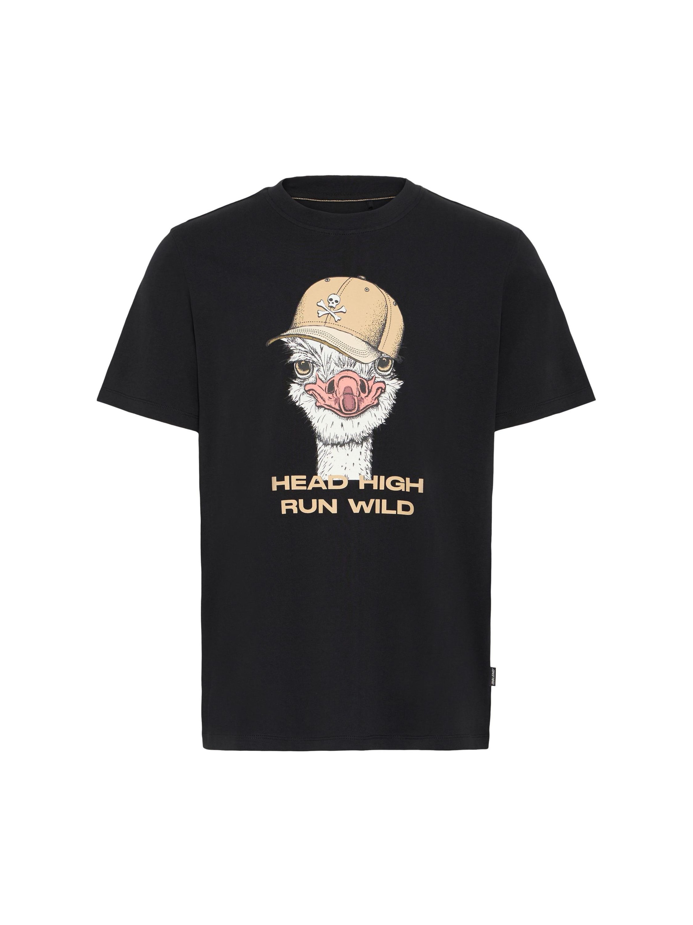 

BLEND Футболка 'BHKurt' в черном цвете