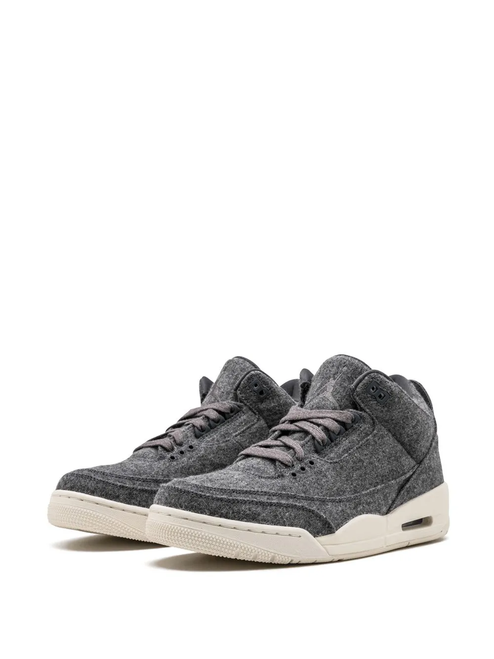 Кроссовки Air  3 Retro Jordan, серый — фото 2