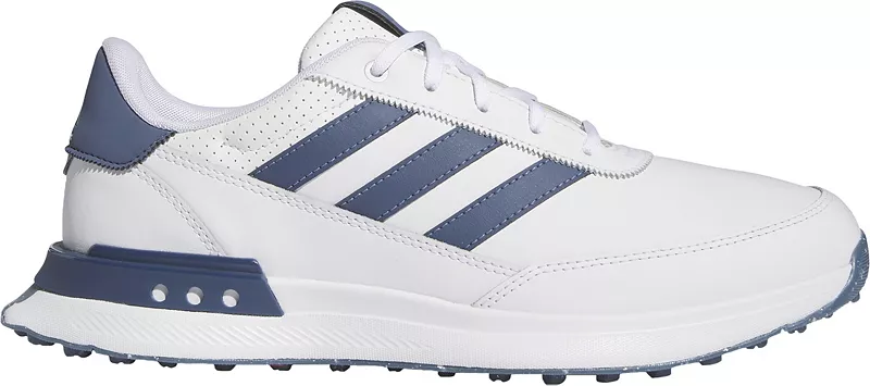 

Мужские кожаные туфли для гольфа без шипов Adidas S2G '24, цвет White/Ink