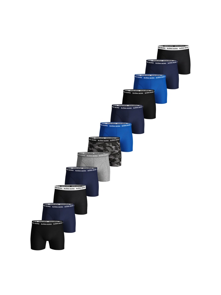 

Боксерские трусы Björn Borg, цвет schwarz/blau/grau