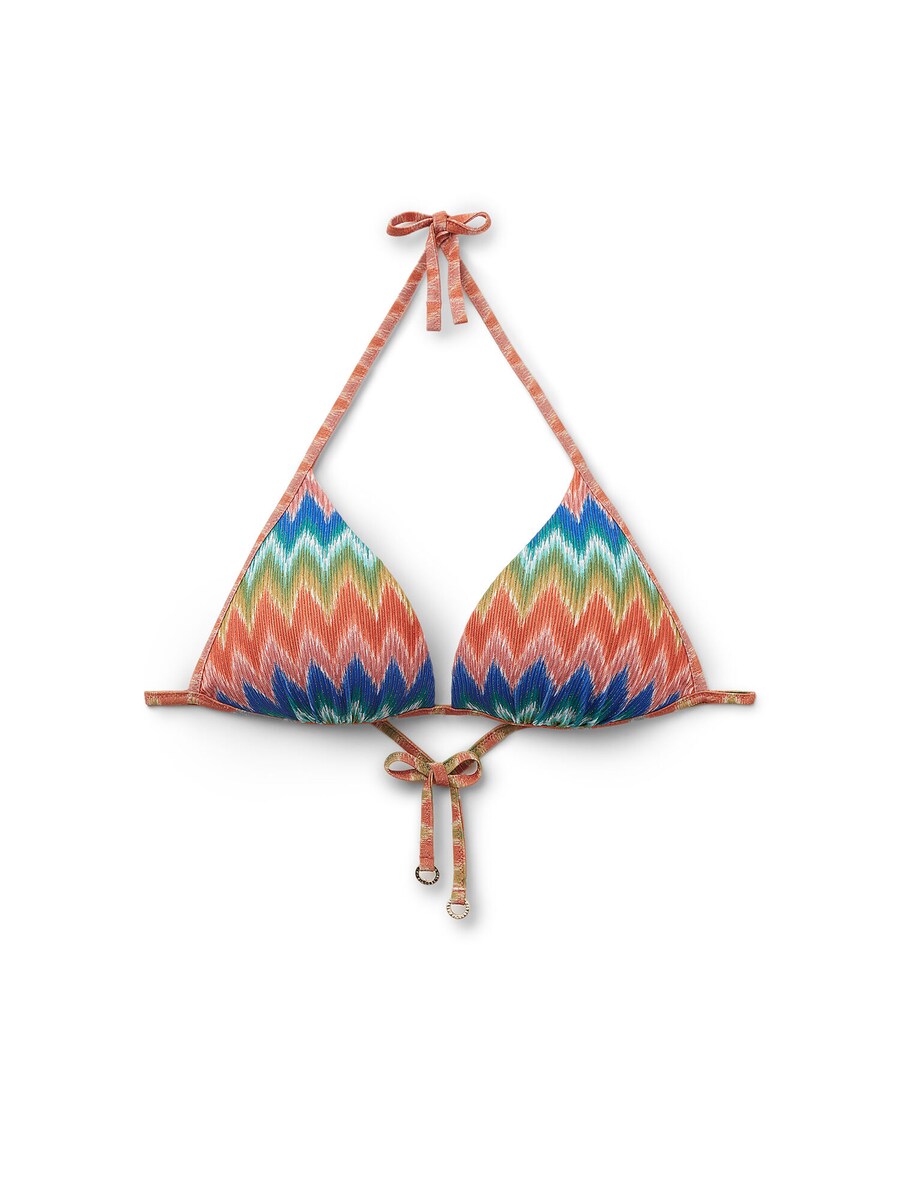 

Треугольный бикини-топ CALZEDONIA Elegant Chevron, разноцветный