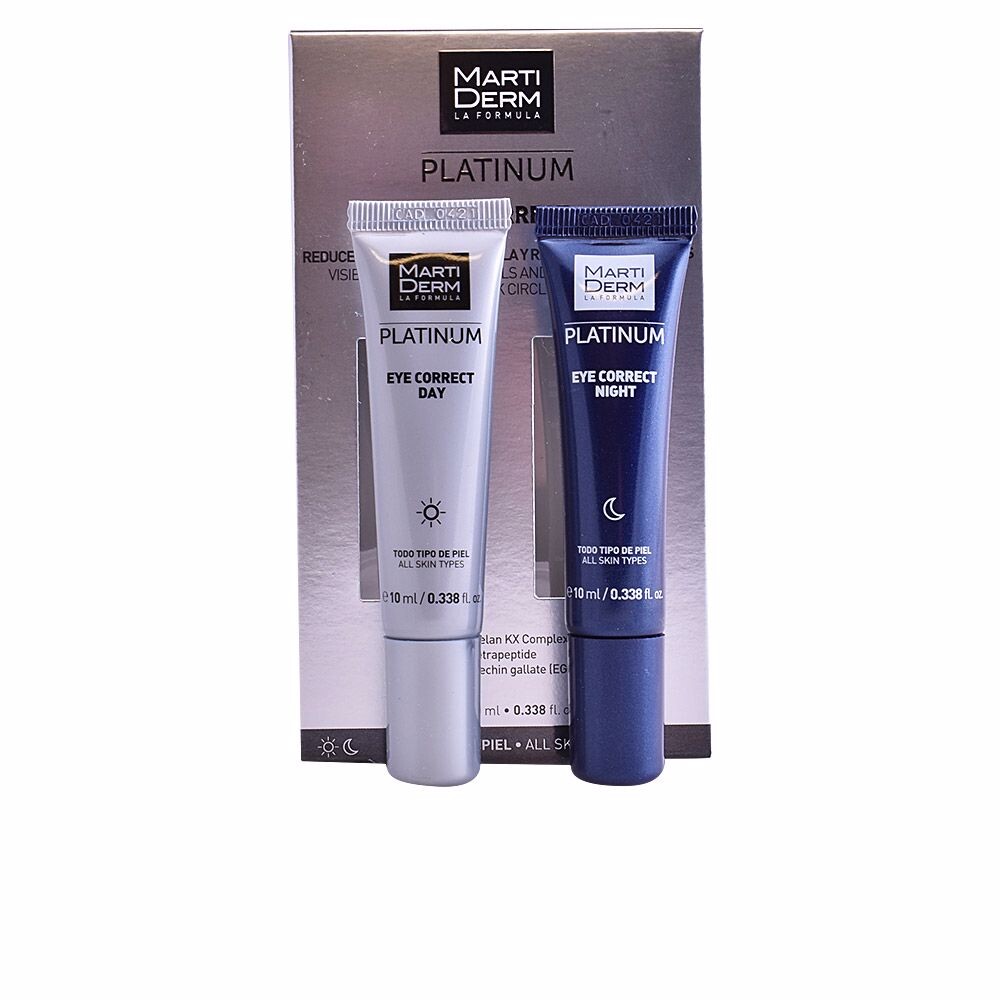 

Контур вокруг глаз Platinum eye correct day & night Martiderm, 2 х 10 мл