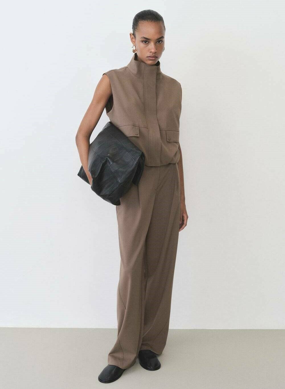 

Жилет OLIANA Mango, коричневый