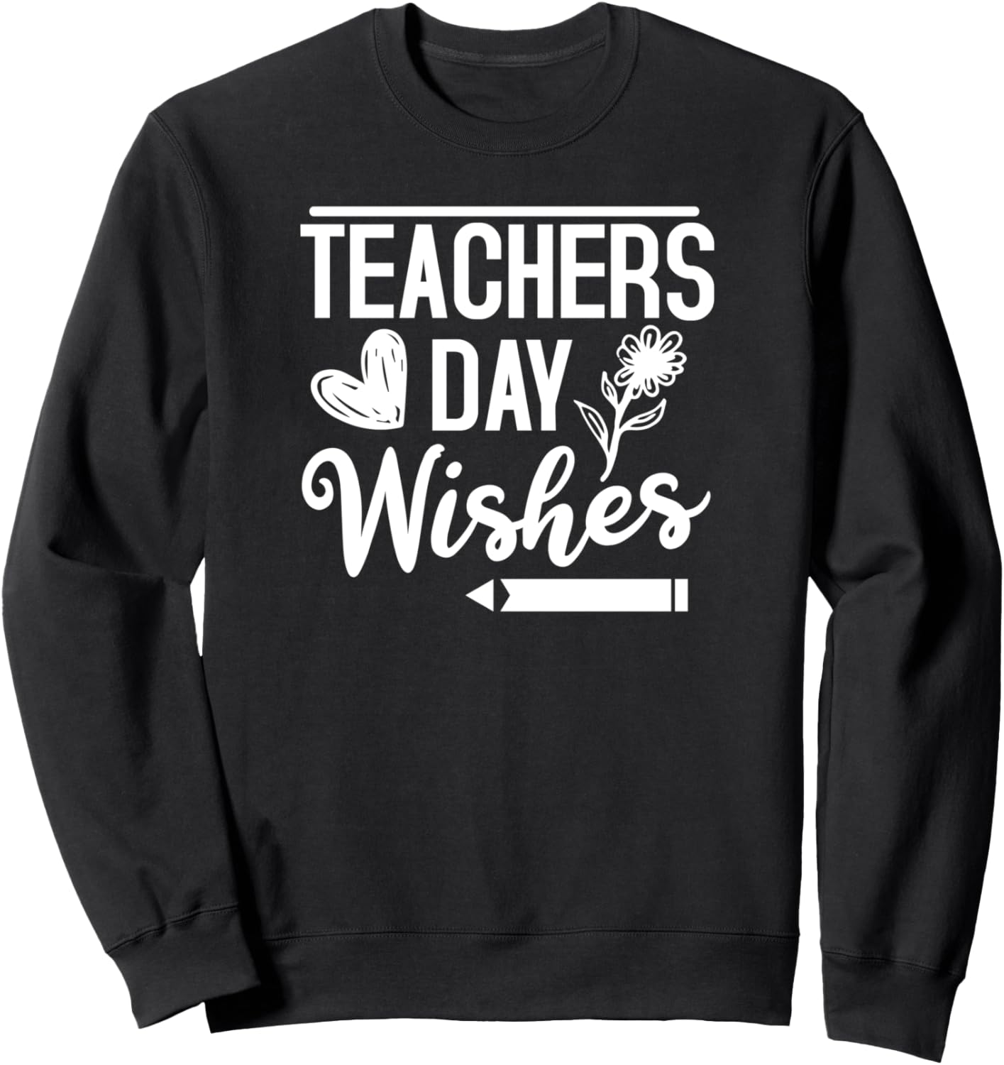 

Поздравления с Днем учителя - Забавная толстовка для учителя Teachers Day Wishes, черный