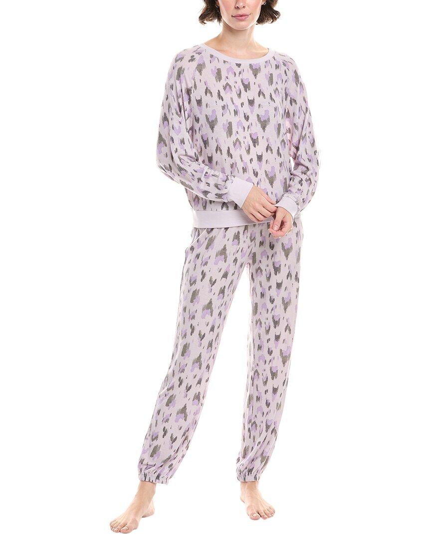 

Медовая роса 2-предметный комплект для отдыха из велюрового джерси Honeydew, белый