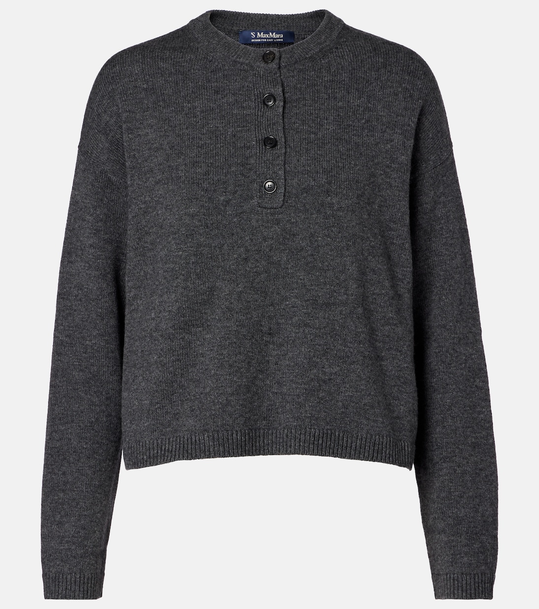 

Шерстяной свитер с кашемиром S Max Mara, Graphite