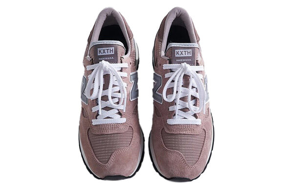 Кроссовки x kith 990v1 made in usa 'dusty rose' New Balance, фиолетовый — фото 4