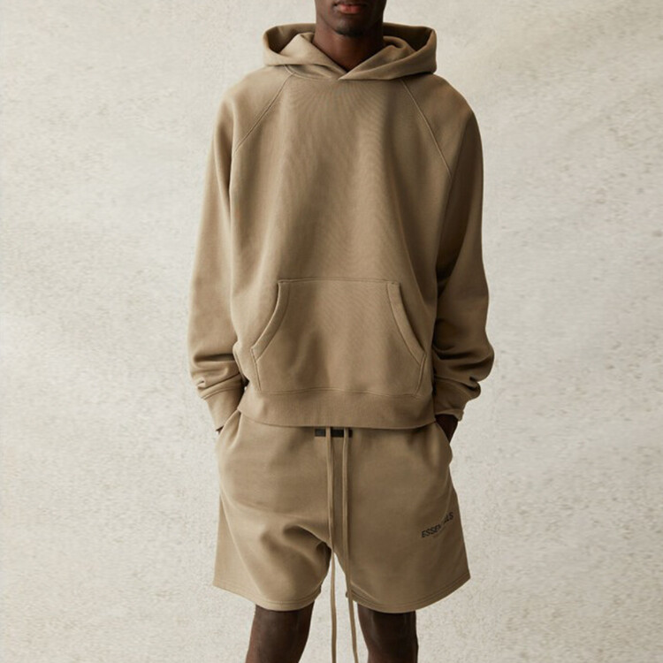 SS21 Толстовка унисекс Мох Fear Of God Essentials, цвет Moss — фото 3