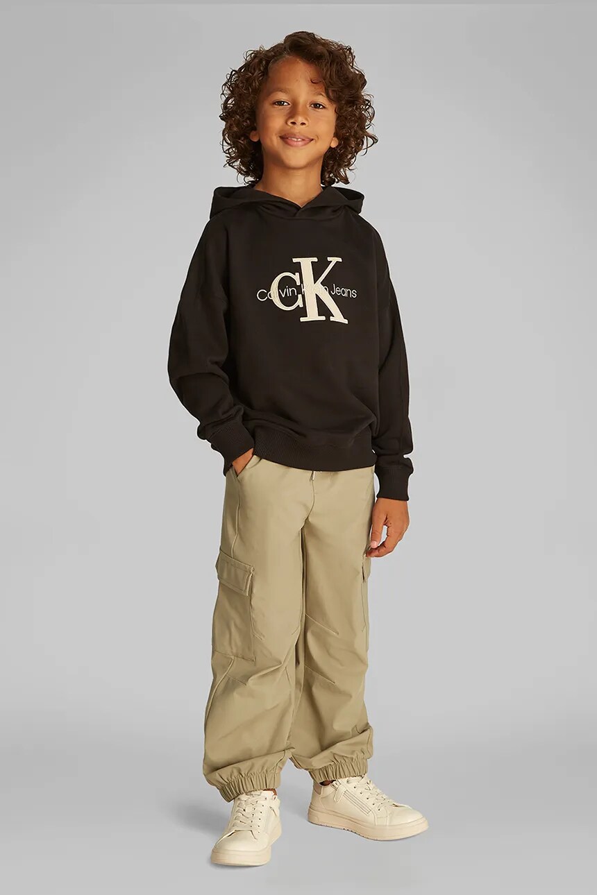 

Детская толстовка Calvin Klein Jeans, черный