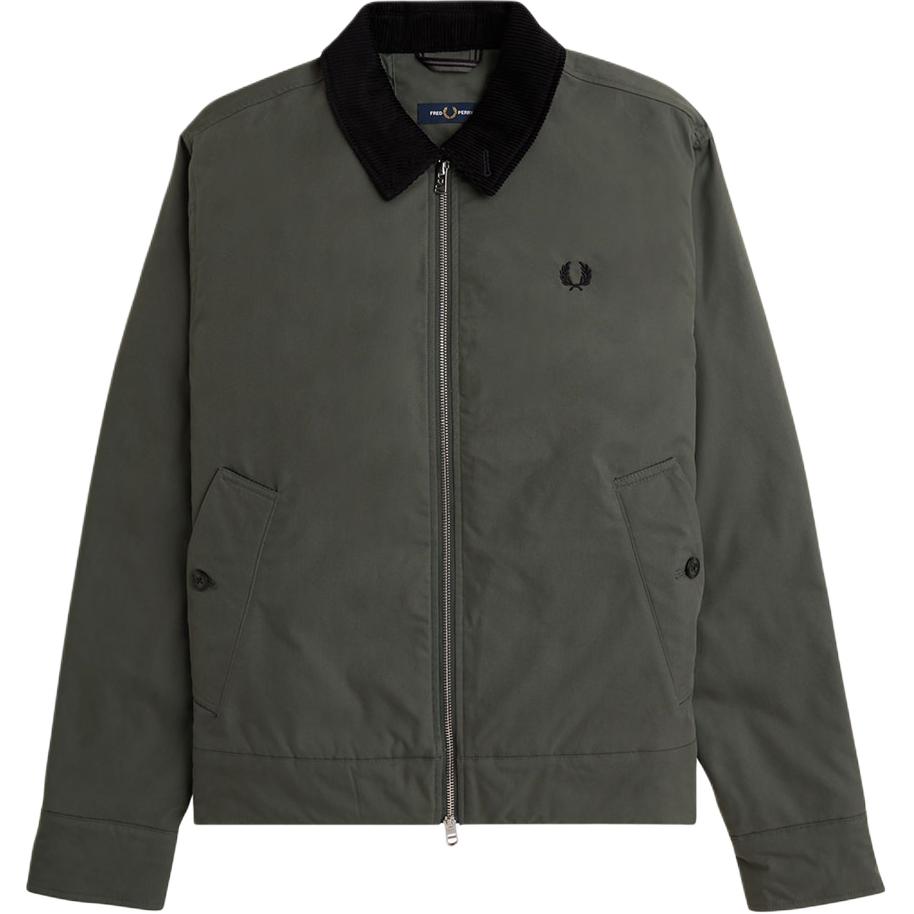 

FRED PERRY Бомбер с логотипом на молнии, Green