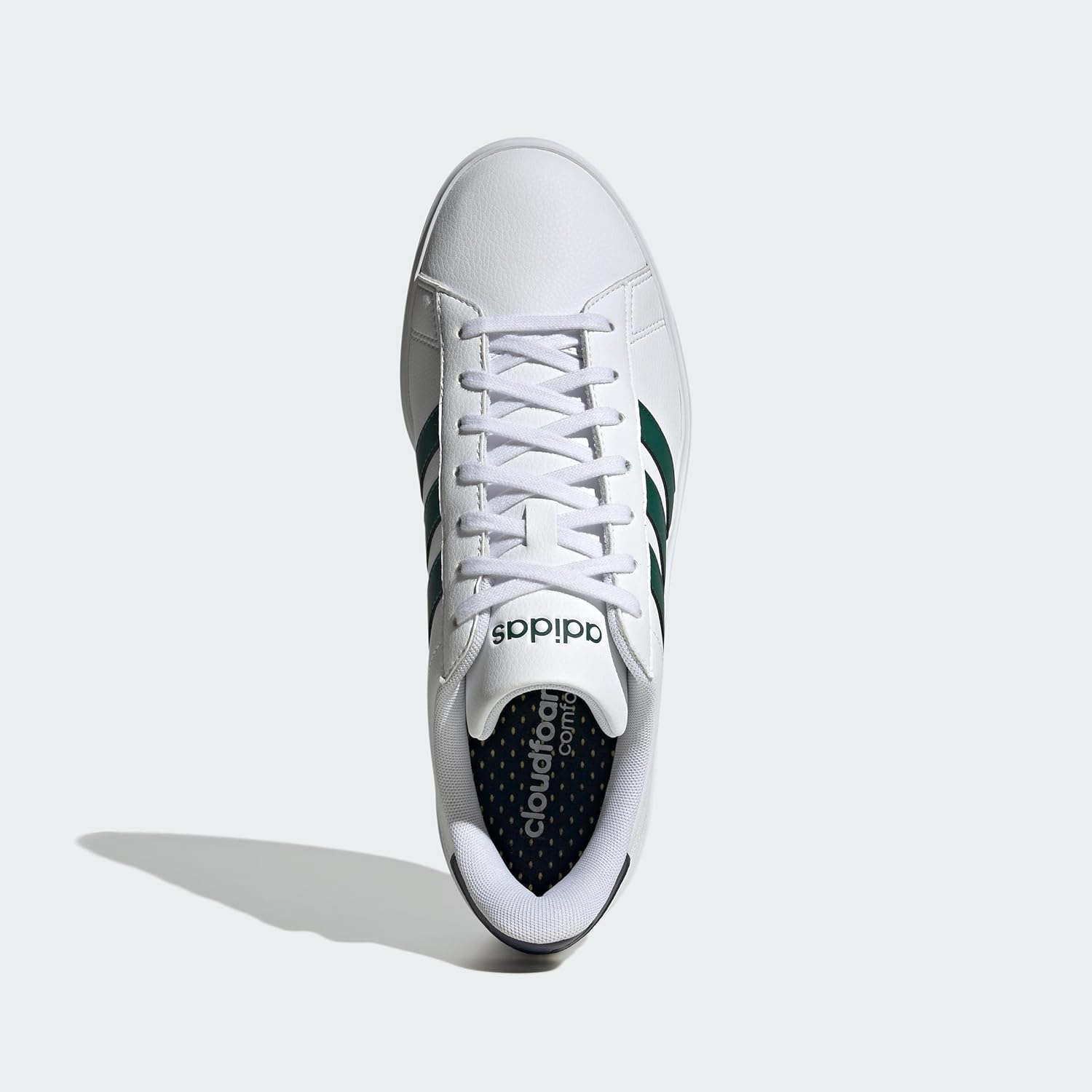 Мужские кроссовки Adidas Grand Court 2.0, белый/синий/зеленый — фото 4
