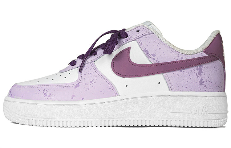 

Кроссовки Nike Air Force 1 Skateboard Shoes Women's Low-Top Purple White