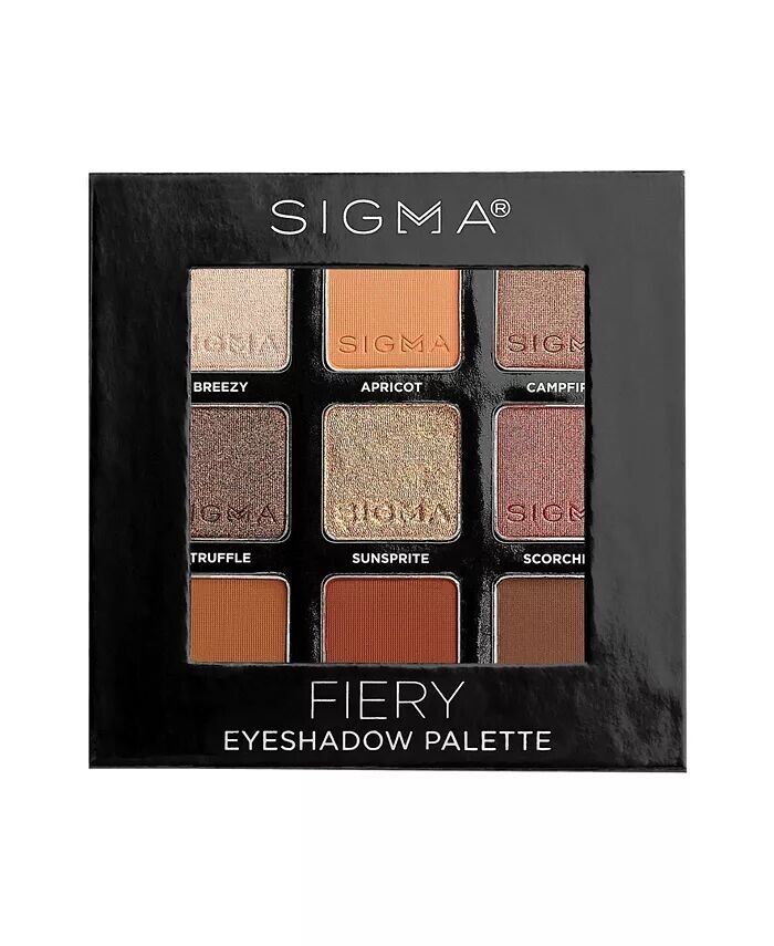 

Огненная палитра теней для век Sigma Beauty