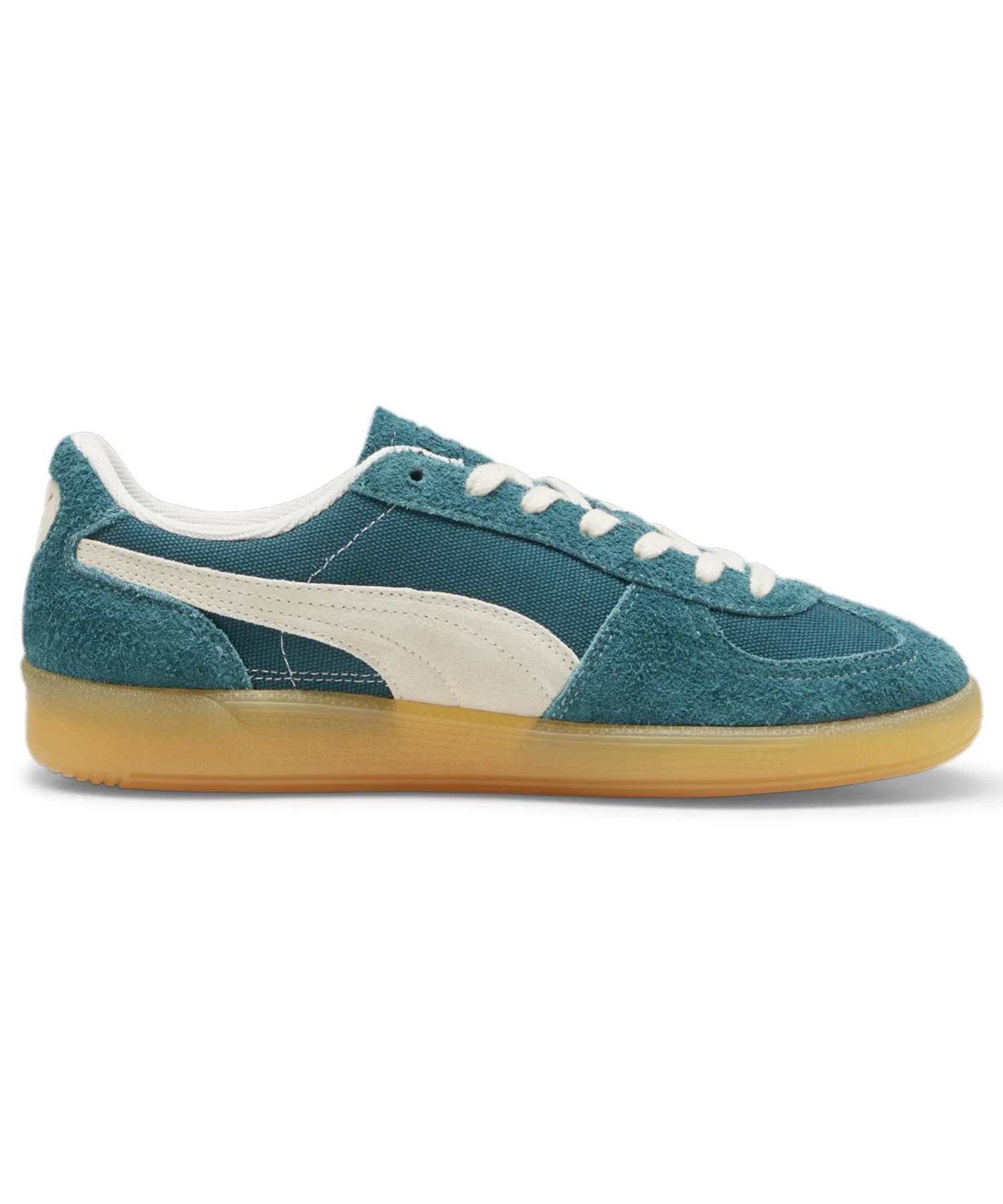 Мужские кроссовки PUMA Palermo Vintage с гам-соул зелёные — фото 3
