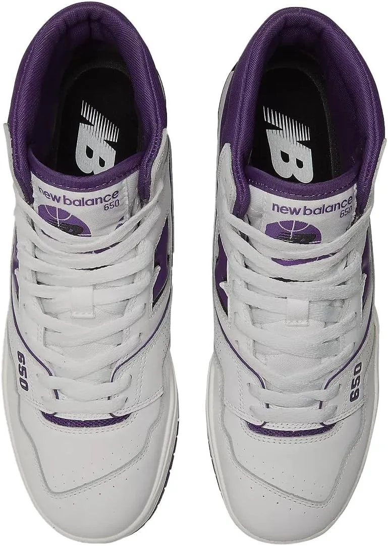 Мужские кроссовки New Balance 650R, белый/фиолетовый/золотой — фото 3