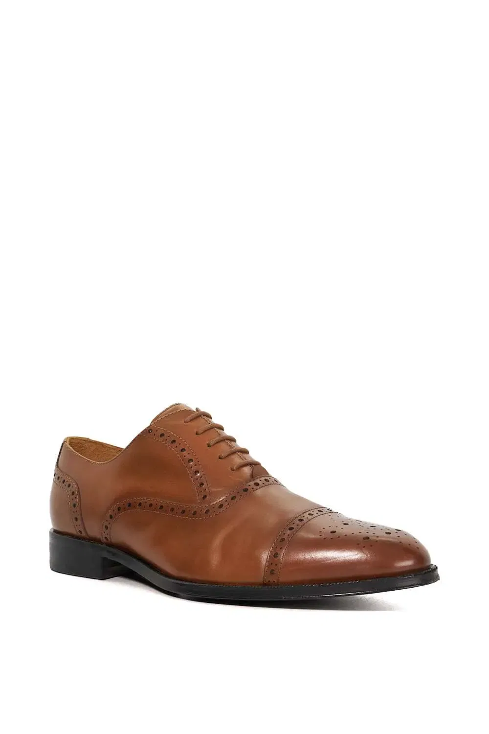 Brogues leather Dune London, коричневый — фото 2