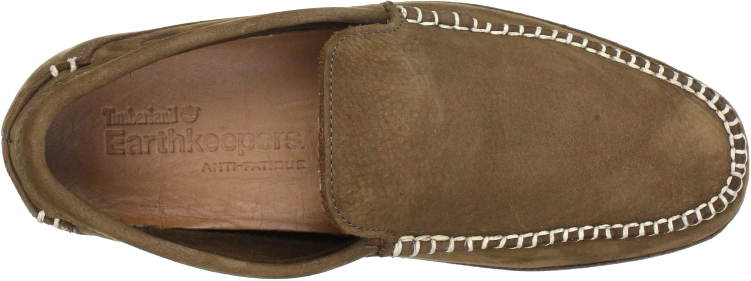 Timberland Men's Auburndale Venetian Slip-On, Brown Dark Brown Nubuck — фото 3