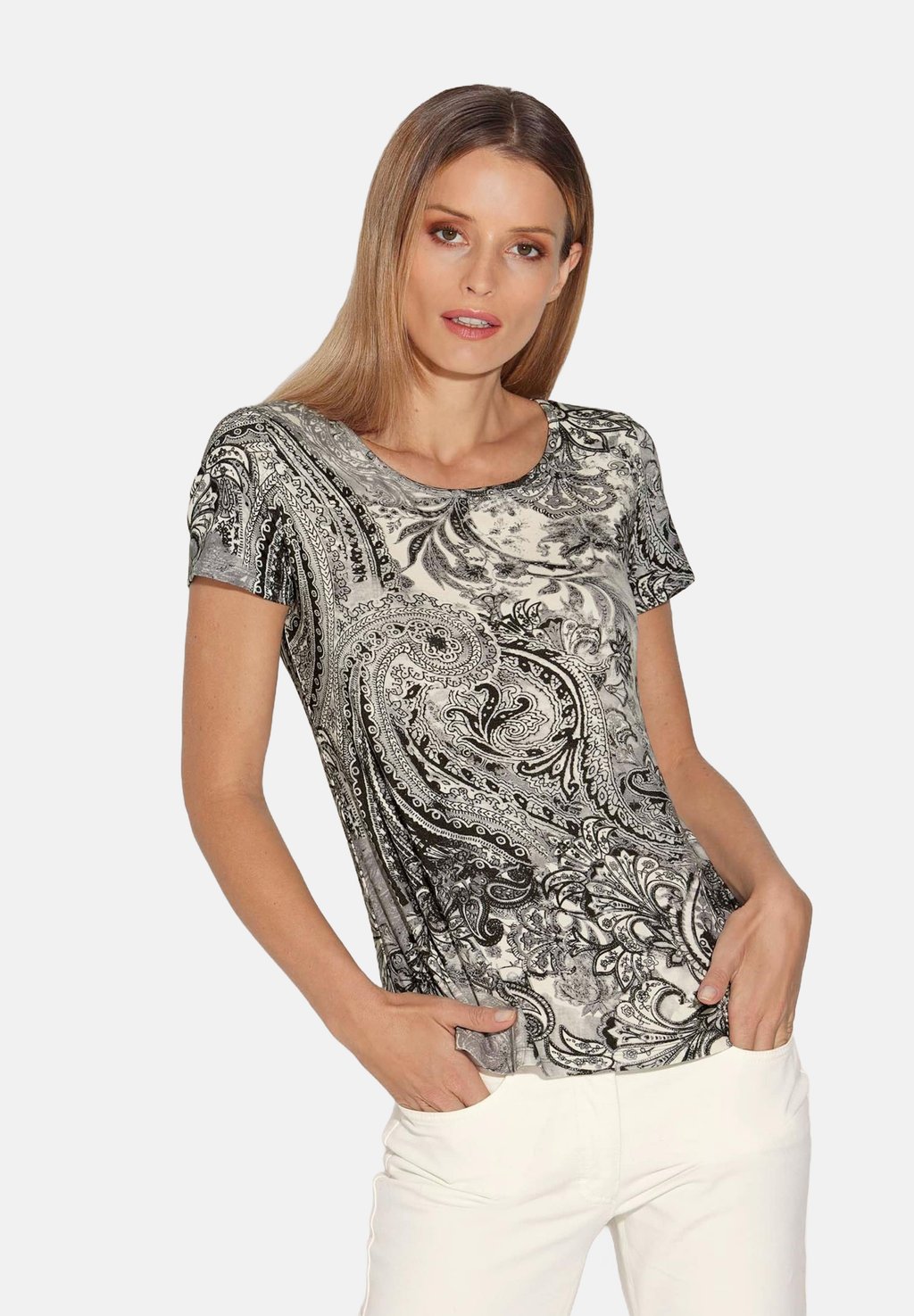 

Футболка с принтом Blouse MADELEINE, мультиколор