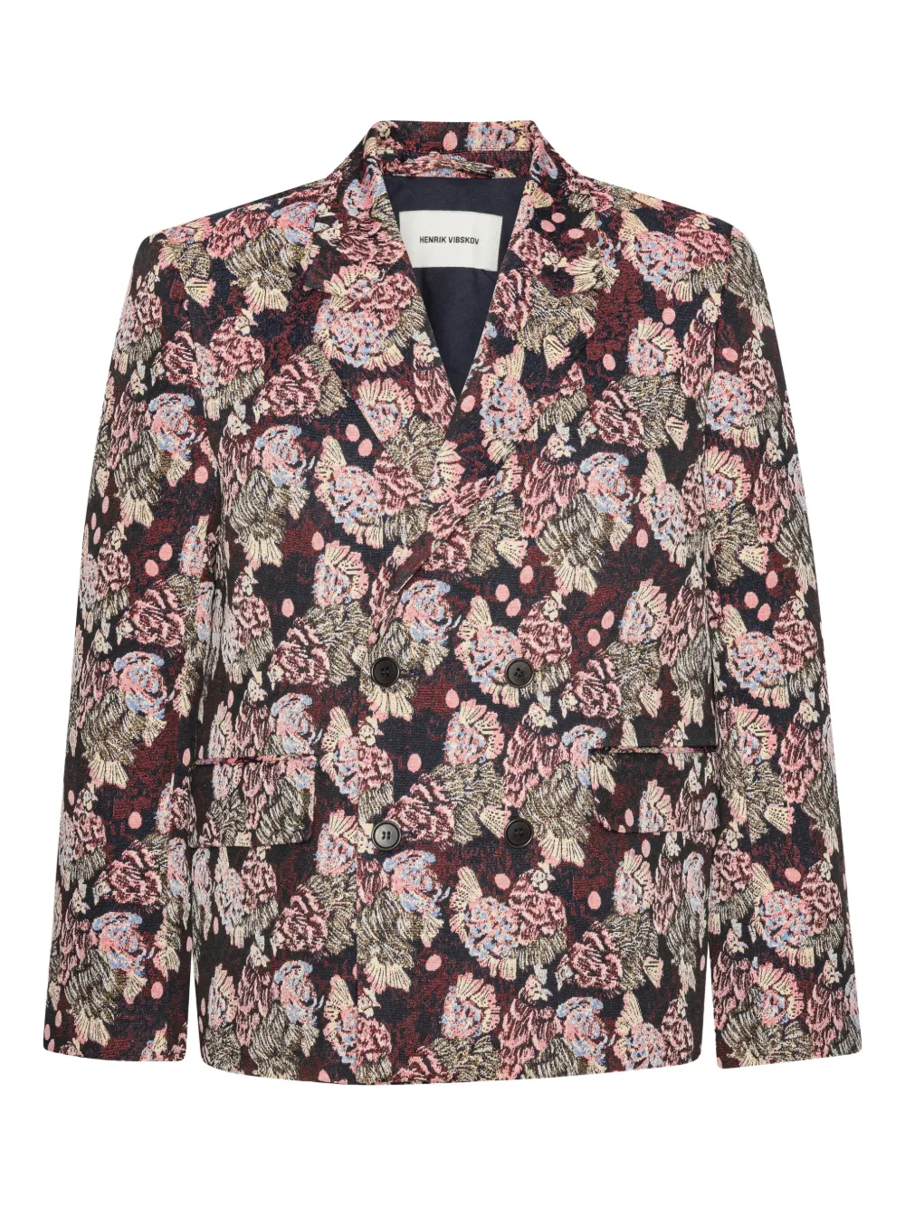 

Двубортный пиджак Henrik Vibskov, синий