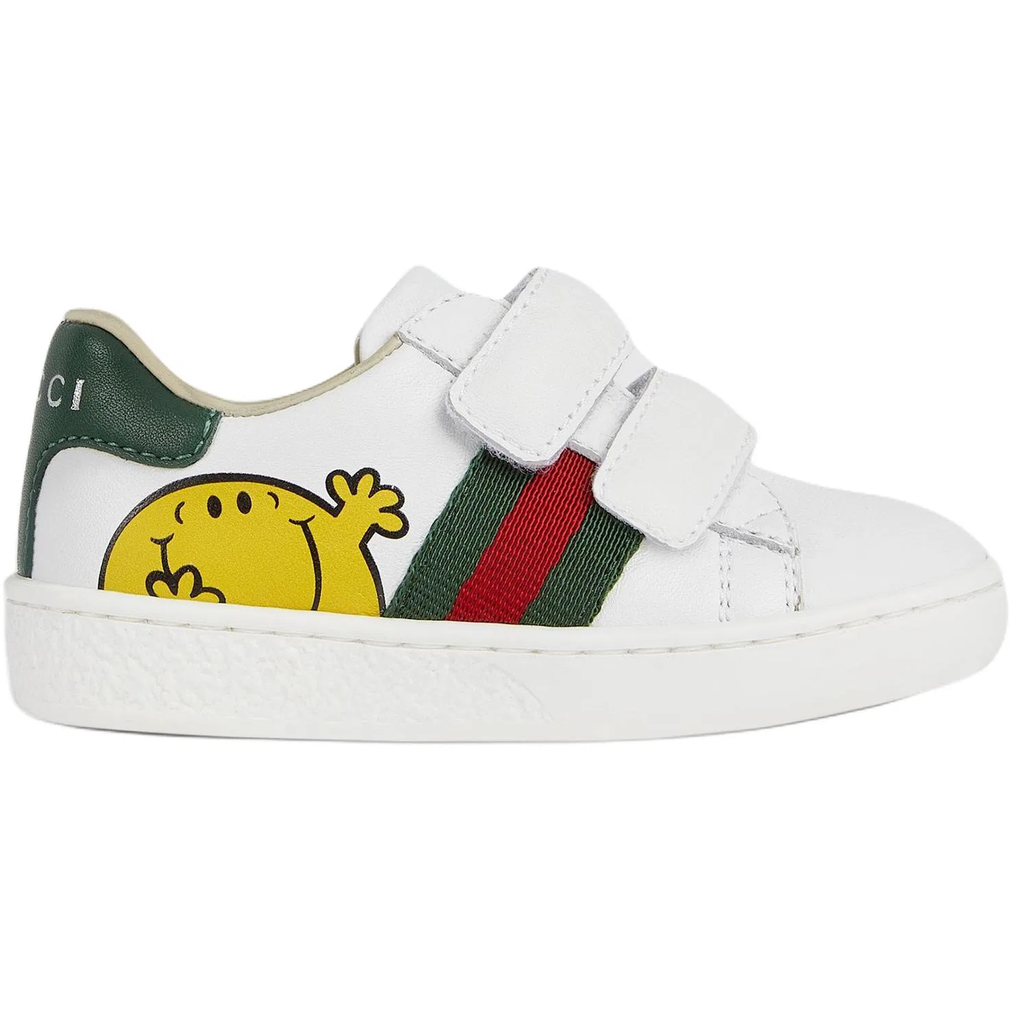Кроссовки Gucci ACE Leather Low Top для малышей, кожаные, белые — фото 3