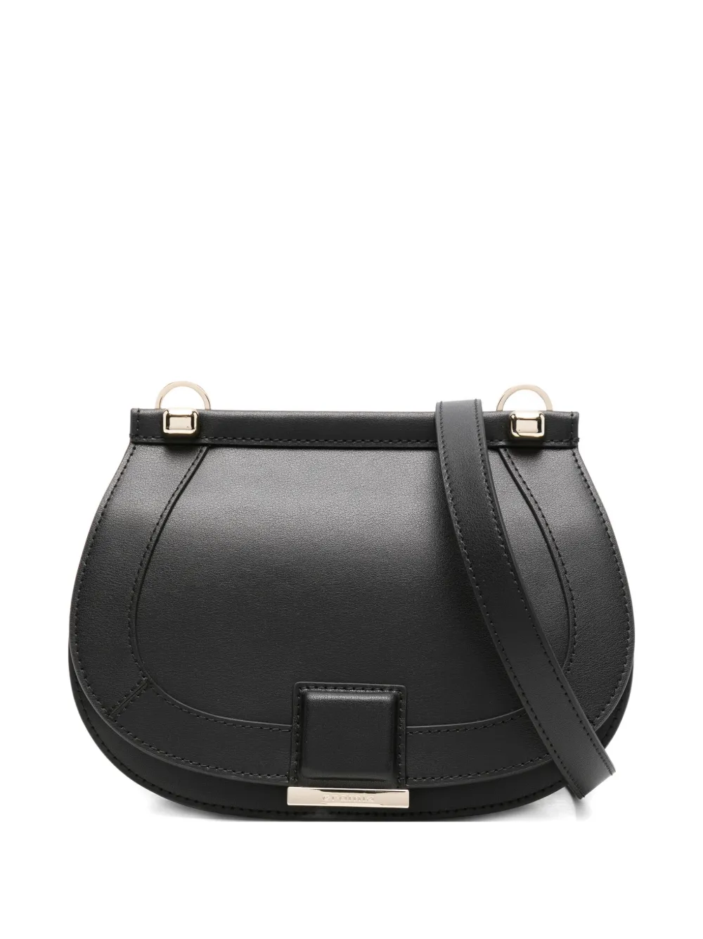 

Замшевая кожаная сумка-клатч полумесяцем cromia, черный