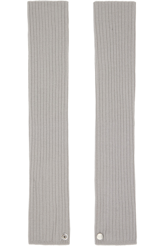 

Rick Owens Серые конкордансы, вязаные нарукавники расато