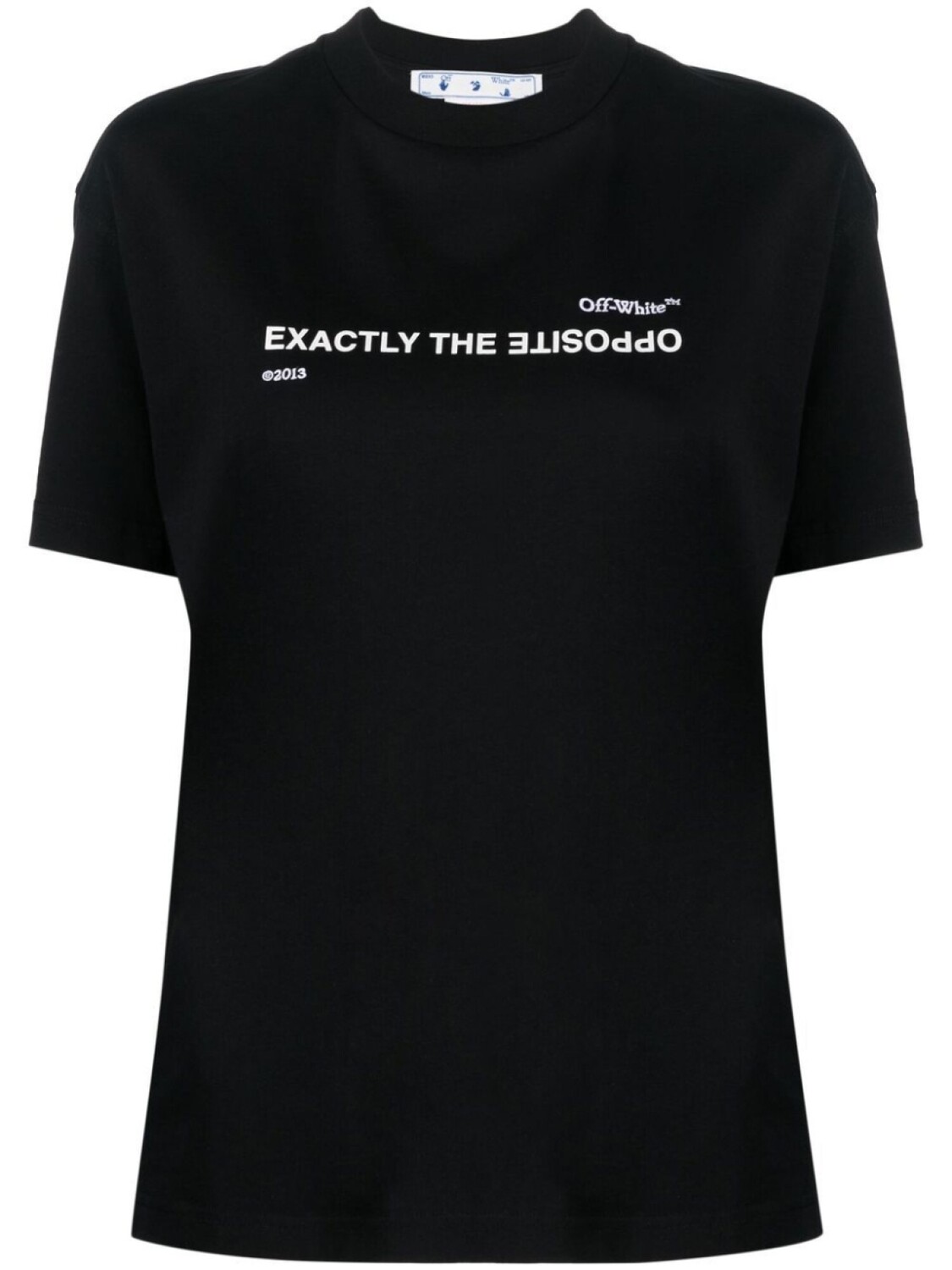 

Off-White футболка с принтом Exactly the Opposite, черный