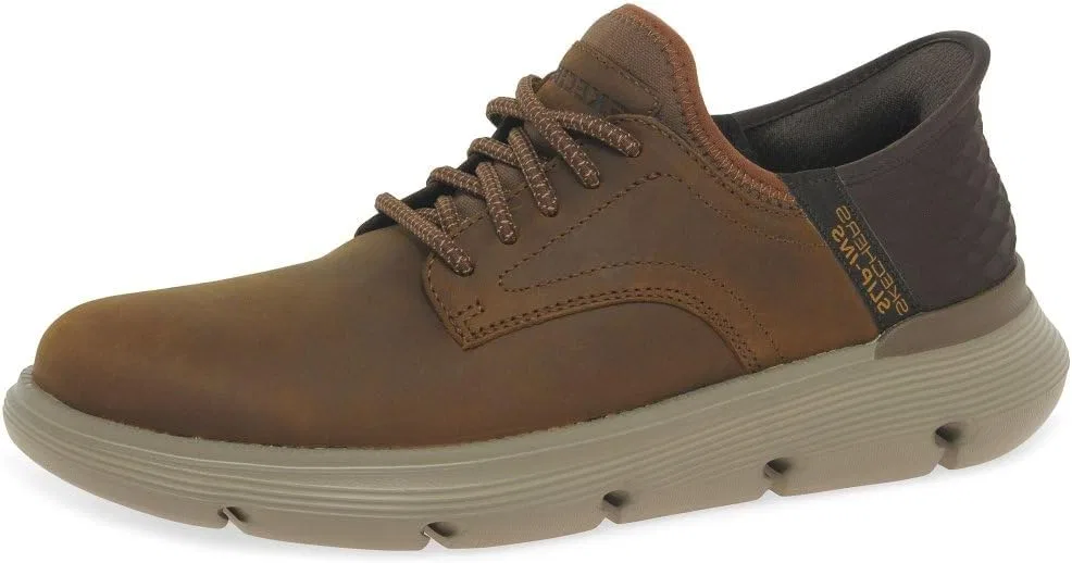 Лоферы Skechers Garza Gervin, темно-коричневый
