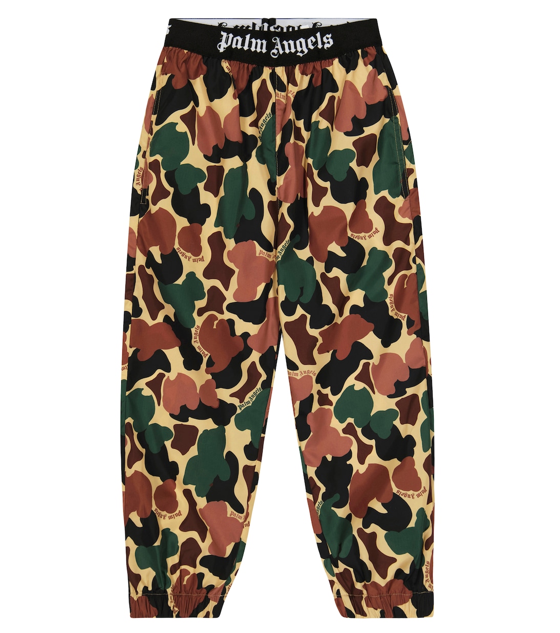 

Камуфляжные спортивные штаны Palm Angels Kids, Military Brown