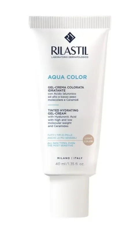 

Rilastil Aqua Color Цветной увлажняющий гель-крем Светлый тон 40 мл