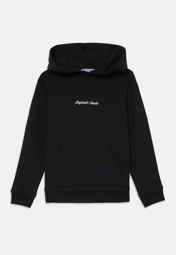 Толстовка с капюшоном Norrebro emb hoodie Jack & Jones Junior, черный