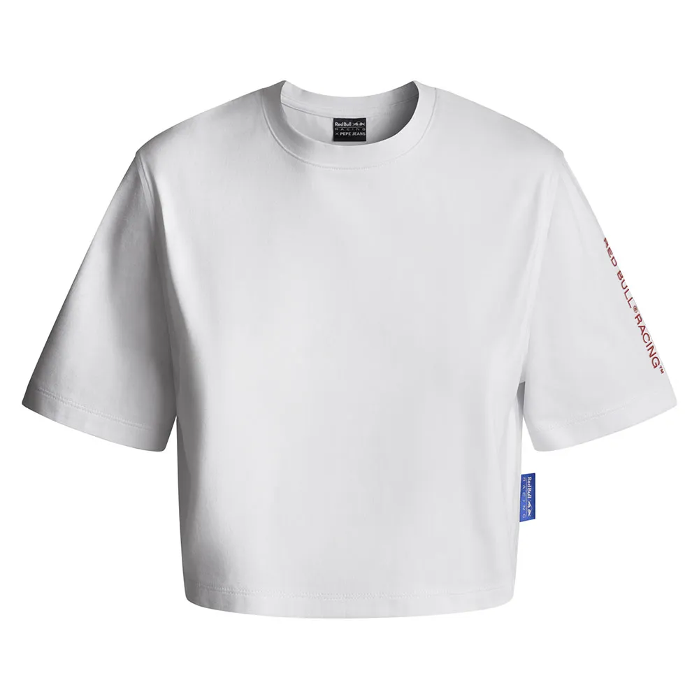 

Футболка с коротким рукавом Red Bull Racing Boxy Crop, белый