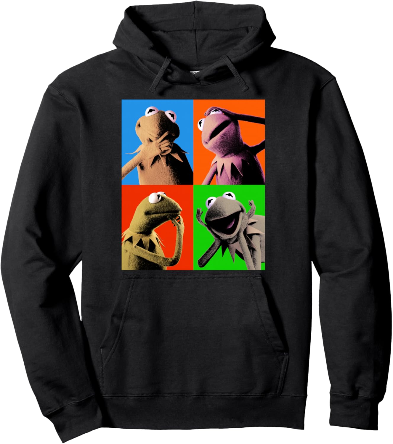 

Худи Disney Muppet Carmit Frog Pop Art, черная, Черный, Худи Disney Muppet Carmit Frog Pop Art, черная
